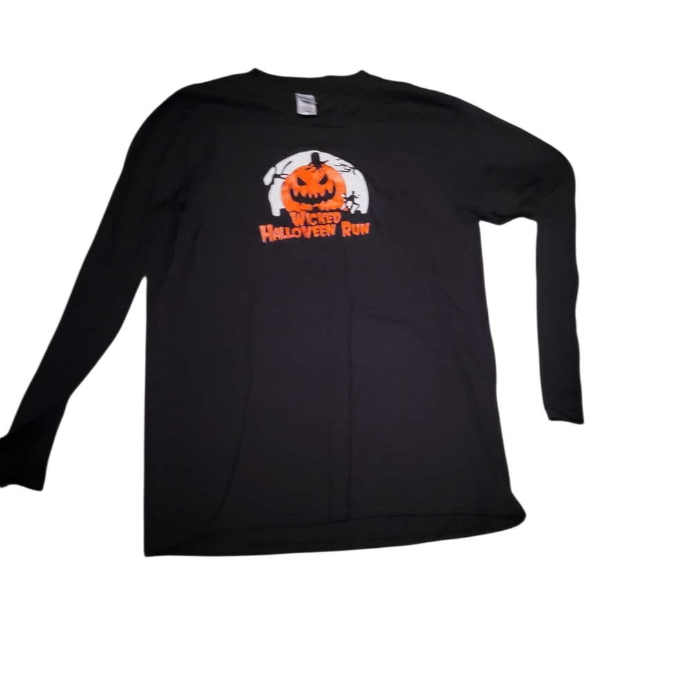 Black Halloween Run Long Sleeve Shirt